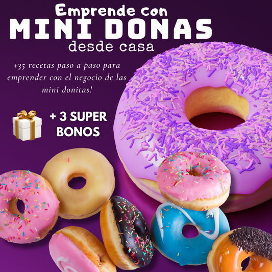 Transformá tu cocina en 💰 con Mini Donitas: Ganá +$800.000 al mes